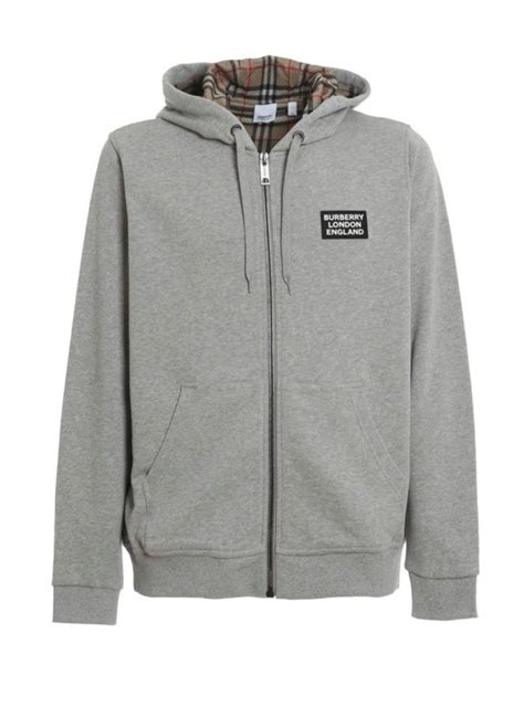 burberry london england hoodie orange|grey burberry zip up hoodie.